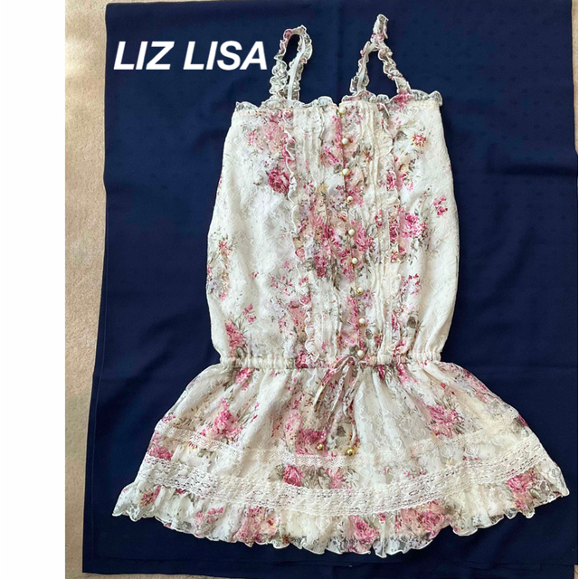 未使用おすすめの品　リズリサ　LIZLISA チュニック　レース生地ワンピース　 | フリマアプリ ラクマ