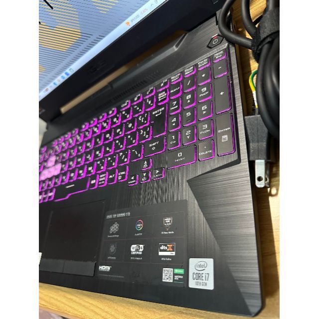 ASUS - 超美品 ゲーミングノートGaming Corei7 GTX1650 オフィス付きの