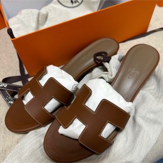 Hermes - エルメス サンダル オアジス 37ハーフ 37.5の通販 by ジュン ...