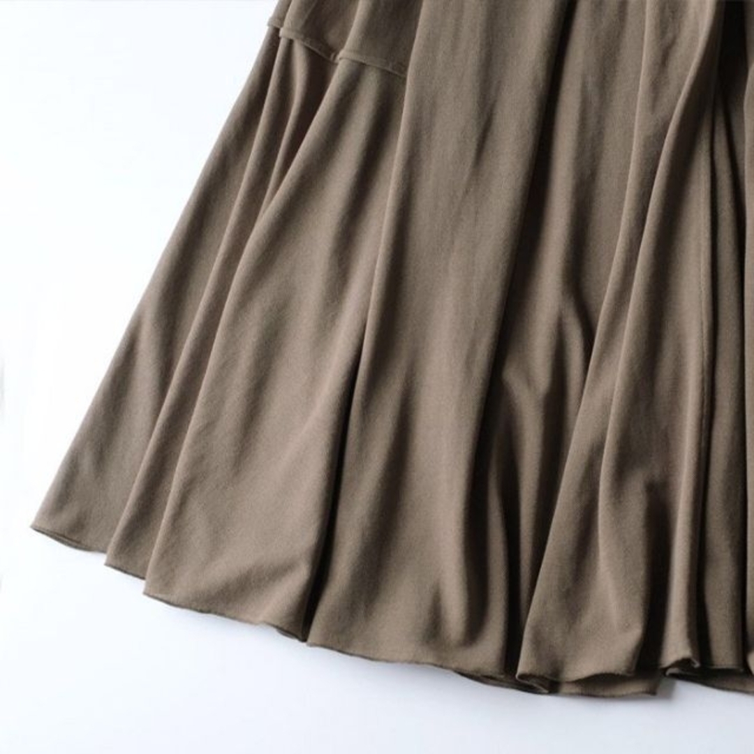 ATON(エイトン)の新品　ATON エイトン　FRESCA ギャザースカート　01 レディースのスカート(ロングスカート)の商品写真