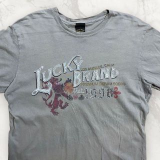 GVC Lucky グレージュ ラッキーブランド　ロゴ　ロサンゼルス Tシャツ(Tシャツ/カットソー(半袖/袖なし))