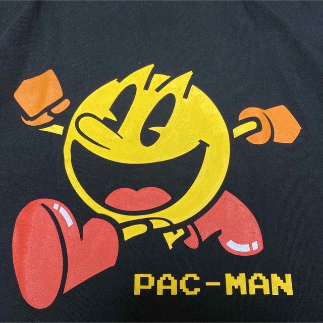 Tシャツ　パックマン　pac-man 古着　キャラクター　激レア　デカロゴ