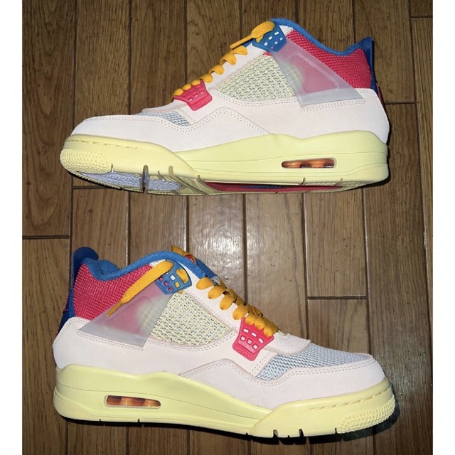 Jordan Brand（NIKE）(ジョーダン)のUNION × NIKE AIR JORDAN 4 "GUAVA" メンズの靴/シューズ(スニーカー)の商品写真