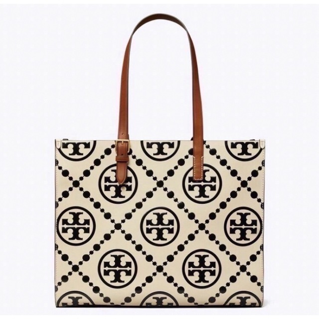 詰替え TORYBURCH トリーバーチ トートバッグモノグラム 新品未使用白