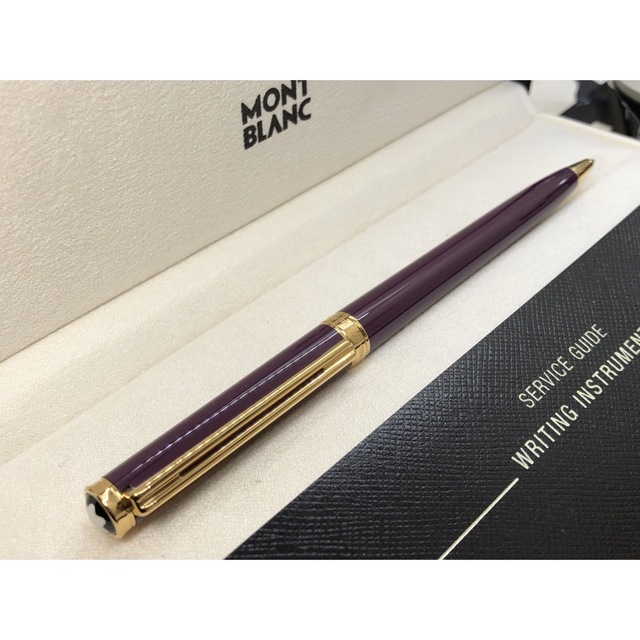 MONTBLANC(モンブラン)のレアなパープル軸未使用保管品！稀少軸色！★オブリュージュ15280★モンブラン製 インテリア/住まい/日用品の文房具(ペン/マーカー)の商品写真