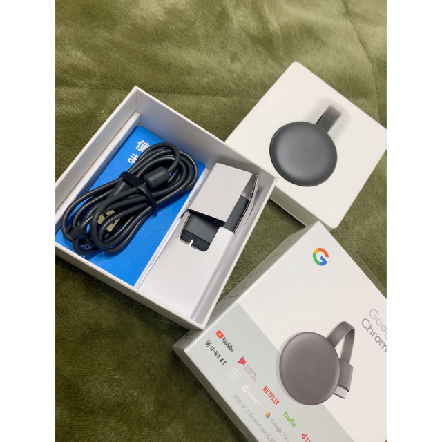 【新品未使用】Google　Chromecast　チャコール　第３世代