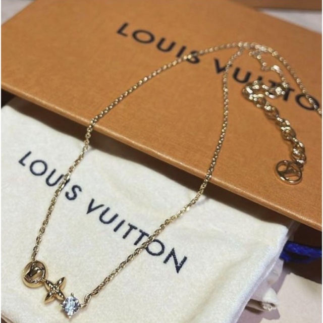 美品☆LOUIS VUITTON コリエ プティ ルイ ネックレス