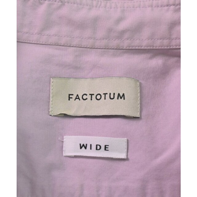FACTOTUM ファクトタム カジュアルシャツ 44(S位) ピンク