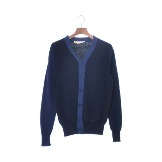 MARNI マルニ カーディガン 46(M位) 紺x黒 - カーディガン