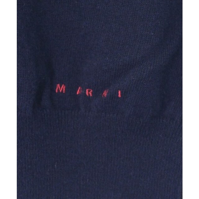 Marni(マルニ)のMARNI マルニ カーディガン 46(M位) 紺x黒 【古着】【中古】 メンズのトップス(カーディガン)の商品写真