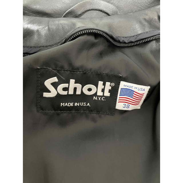 schott(ショット)のschott シングルライダースジャケット　641 サイズ38 メンズのジャケット/アウター(ライダースジャケット)の商品写真