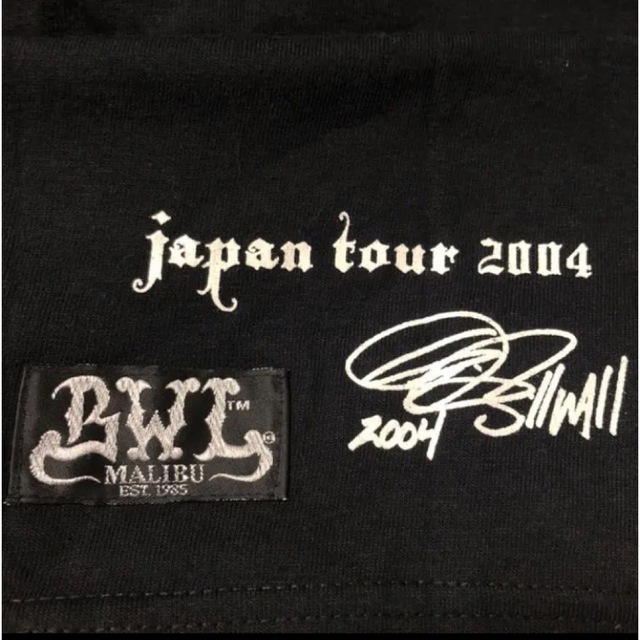 未使用☆BWL ビルウォールレザー Japan Tour 2004 Tシャツ 黒 3