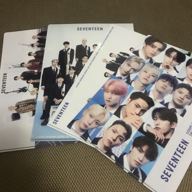 SEVENTEEN(セブンティーン)のSEVENTEEN クリアファイル エンタメ/ホビーのタレントグッズ(アイドルグッズ)の商品写真