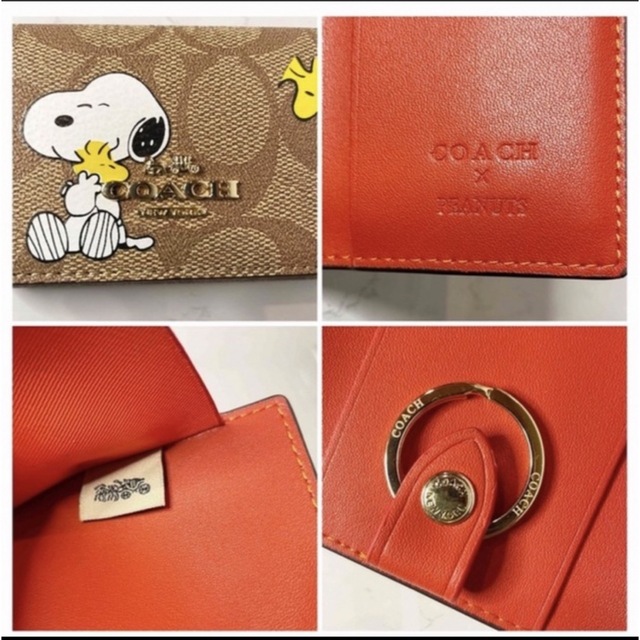 COACH(コーチ)の【新作限定モデル】COACH X PEANUTS ファイブ リング キー ケース レディースのファッション小物(キーケース)の商品写真