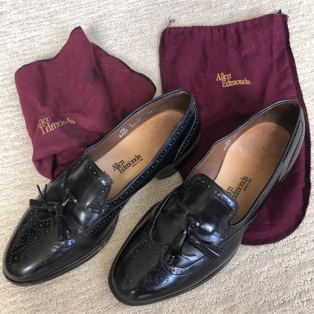 ALLEN EDMONDS  US9  タッセルローファー　ビンテージ