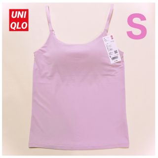 ユニクロ(UNIQLO)のエアリズム　ブラキャミソール　ユニクロ（ブラトップ、ブラ付き）(キャミソール)