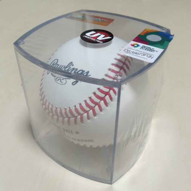 Rawlings(ローリングス)のWBC　試合球　アクリルケース付　新品　未開封　公認球 エンタメ/ホビーのコレクション(その他)の商品写真