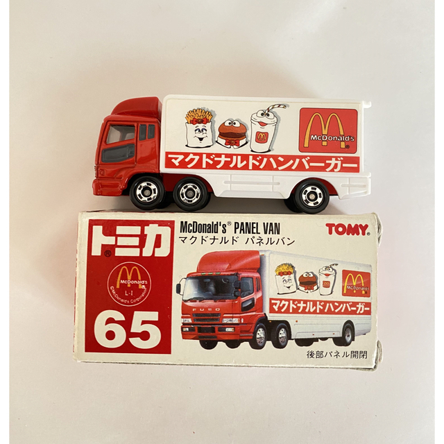 Takara Tomy(タカラトミー)のトミカ No.65 マクドナルド　パネルバン　廃盤 エンタメ/ホビーのおもちゃ/ぬいぐるみ(ミニカー)の商品写真
