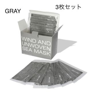 ウィンダンシー(WIND AND SEA)のWIND AND SEA マスク3枚セット GRAY(その他)