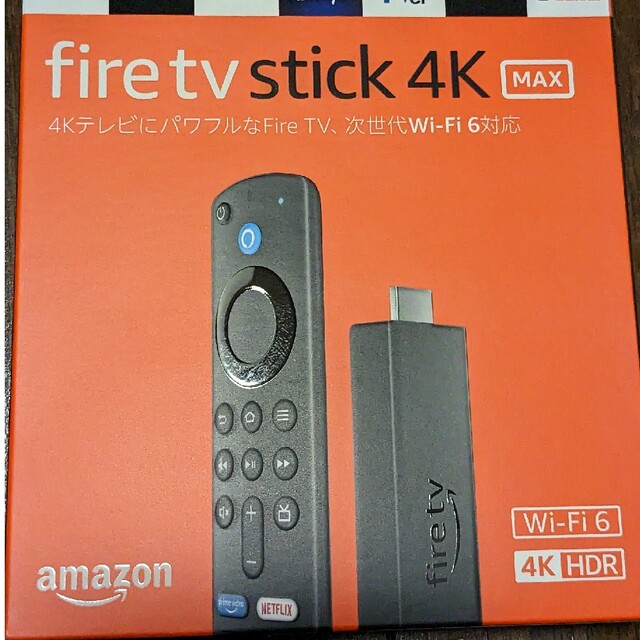 Amazon Fire TV Stick 4K Max 第3世代リモコン付属