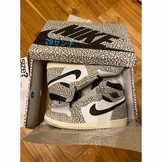 ジョーダン(Jordan Brand（NIKE）)のair jordan1 セメント　29センチ(スニーカー)