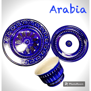 アラビア(ARABIA)の【美品】アラビア Arabia バレンシア カップ 、ソーサー、プレート #2(食器)