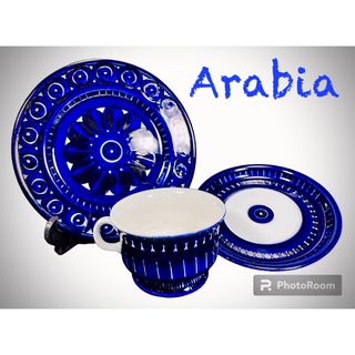 美品】アラビア Arabia バレンシア カップ 1客 \u0026ソーサー 2皿 #1