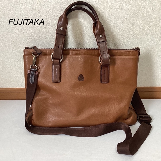 FUJITAKA 本革 2way ビジネス バッグ | フリマアプリ ラクマ