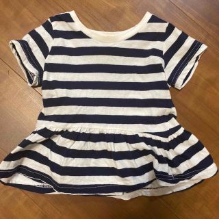 ブランシェス ボーダーカットソー 子供 Tシャツ/カットソー(女の子)の