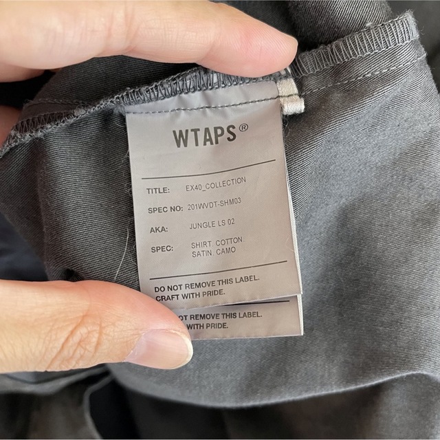 希少! WTAPS 20SS JUNGLE LS 02 SHIRT CAMO 希少! WTAPS 20SS JUNGLE LS 02 SHIRT CAMO