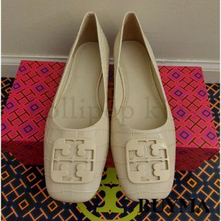 トリーバーチ(Tory Burch)の【早い者勝ち】【Tory Burch フラットシューズ】クロコダイルアウトレット(バレエシューズ)