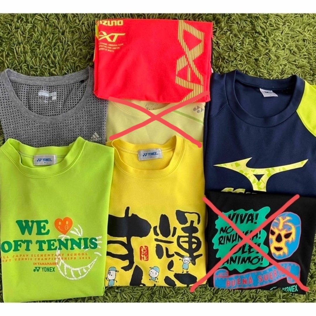 YONEX - ヨネックス ミズノ他 Tシャツまとめ売り5枚の通販 by かおりん