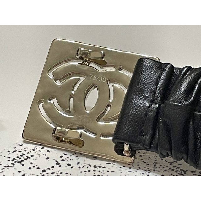 CHANEL - CHANEL シャネル ゴムベルト ベルト ココマーク ゴールド