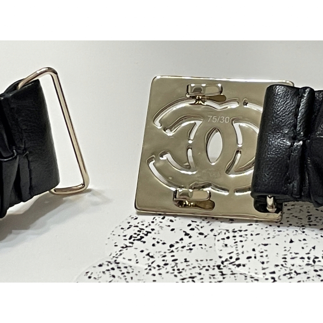 CHANEL - CHANEL シャネル ゴムベルト ベルト ココマーク ゴールド