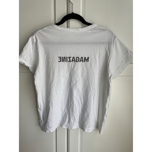 【THIRD MAGAZINE】ロゴTシャツ（白） レディースのトップス(Tシャツ(半袖/袖なし))の商品写真