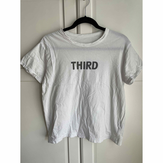 【THIRD MAGAZINE】ロゴTシャツ（白）(Tシャツ(半袖/袖なし))