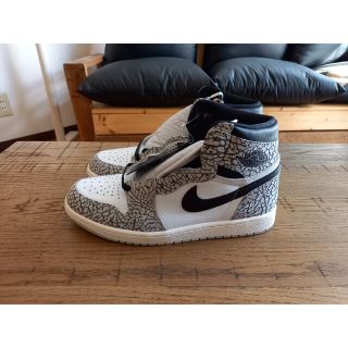 ジョーダン(Jordan Brand（NIKE）)のエアジョーダン1 レトロ HIGH OG ホワイトセメント 28.5cm(スニーカー)