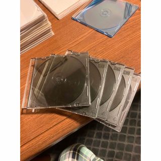 CD  DVD  ケース　黒半透明　5mm  ５枚(CD/DVD収納)