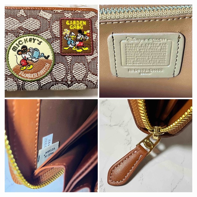 COACH(コーチ)の【DISNEY X COACH】 テキスタイル ジャカード・パッチ 長財布 レディースのファッション小物(財布)の商品写真