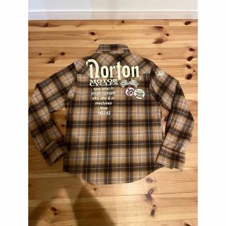 ノートン(Norton)のNorton ノートン　シャツ　バンソン　スカルワークス　レッドムーン　ハーレー(シャツ)