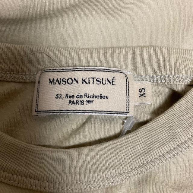 MAISON KITSUNE'(メゾンキツネ)のメゾンキツネ 半袖Tシャツ サイズXS きつね レディースのトップス(Tシャツ(半袖/袖なし))の商品写真