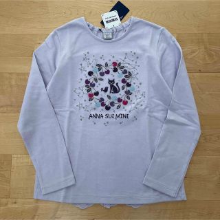 アナスイミニ(ANNA SUI mini)の新品　アナスイミニ　チェリー刺しゅう　Tシャツ　140(Tシャツ/カットソー)