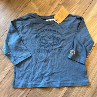 フルーツオブザルーム(FRUIT OF THE LOOM)の新品　フルーツオブザルーム  キッズ　Tシャツ　長袖　バックプリント入　ロンT(Tシャツ/カットソー)