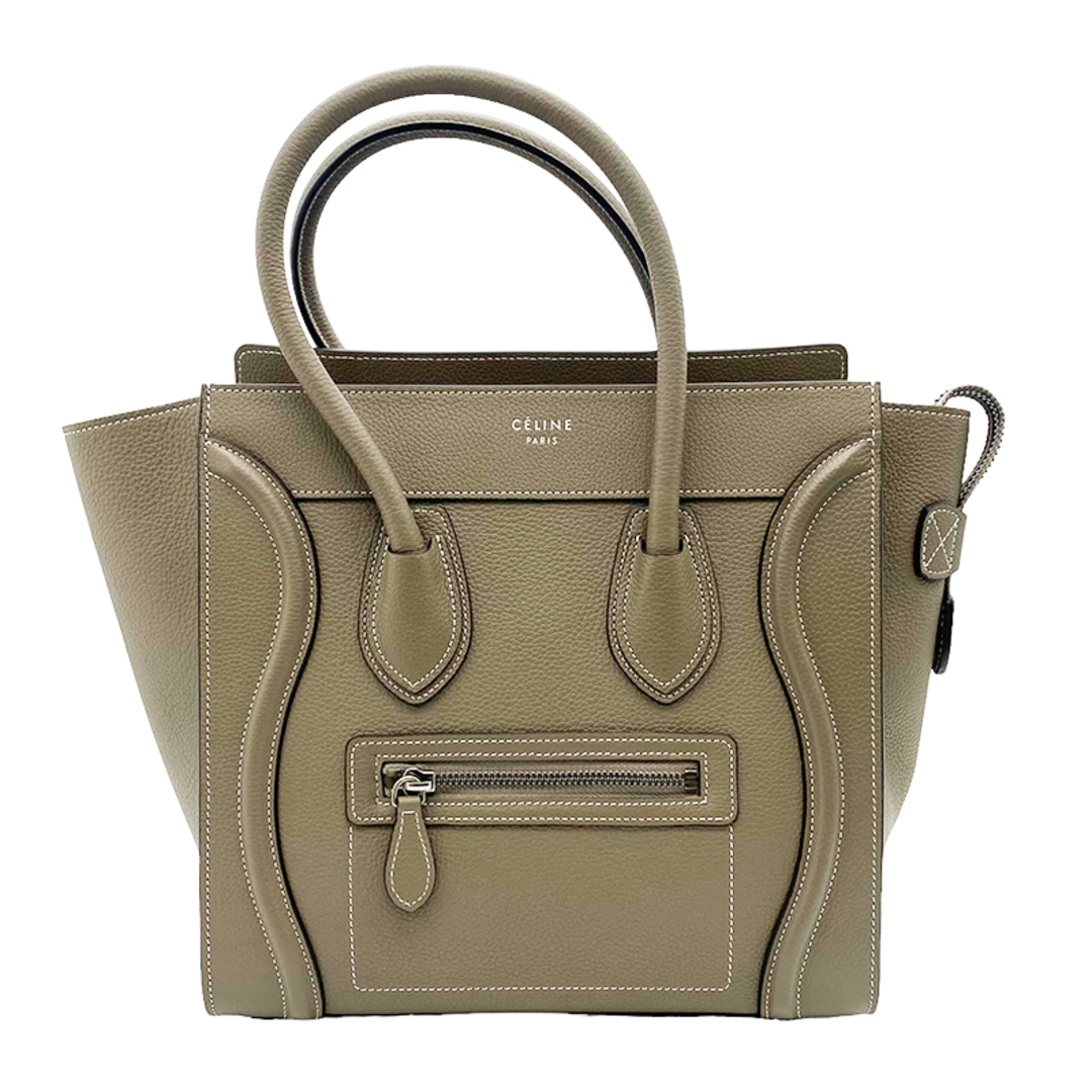 感謝価格 セリーヌ CELINE ラゲージ マイクロショッパー トートバッグ