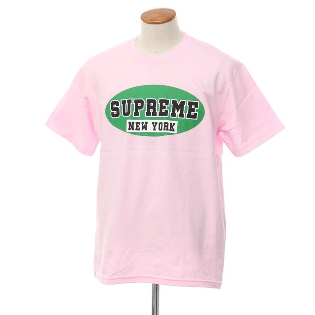 シュプリーム Supreme 2023年春夏 New York Tee クルーネック 半袖Ｔシャツ ピンク【サイズM】【メンズ】