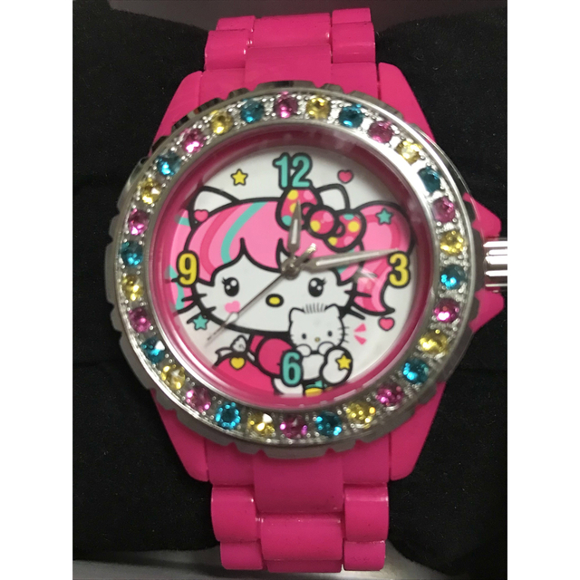 サンリオ(サンリオ)のハローキティ 腕時計 レディース エンタメ/ホビーのおもちゃ/ぬいぐるみ(キャラクターグッズ)の商品写真