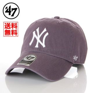 フォーティセブン(47 Brand)の新品 47BRAND NY ニューヨーク ヤンキース キャップ 薄紫 帽子(キャップ)