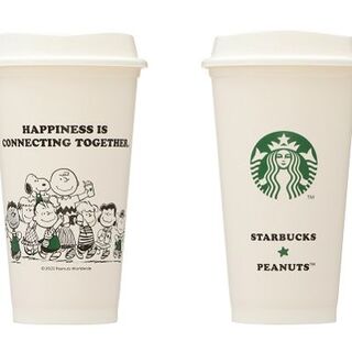 Starbucks - 新品送料無料スヌーピリファミリーカップ PEANUTS オフホワイト 2個セット