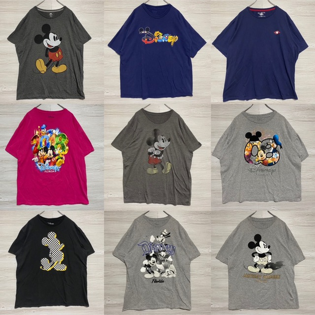 【まとめ売り】Disney ディズニー　Tシャツ　XL〜2XL ゆったり　海外 | フリマアプリ ラクマ