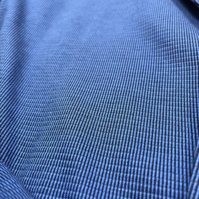 美品】T-JACKET テーラードジャケット ブルー L コットン イタリア
